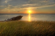 Sunset over Seagrass