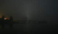 Dock in the fog