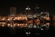 Rochester at night